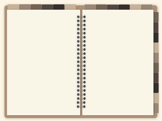 Digital blank planner template for planning.
