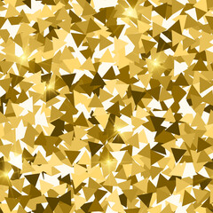 Glitter seamless texture. Adorable gold particles.