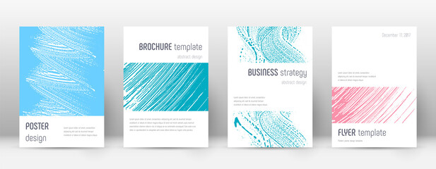 Fototapeta na wymiar Cover page design template. Minimalistic brochure 