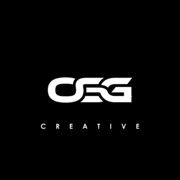 OSG Letter Initial Logo Design Template Vector Illustration
