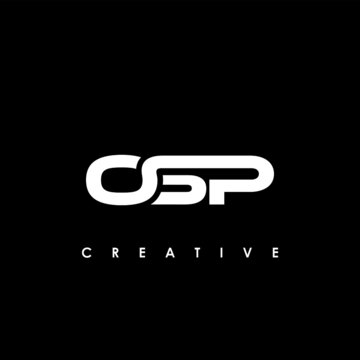 OSP Letter Initial Logo Design Template Vector Illustration