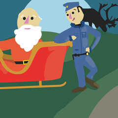 Santa visita el departamento