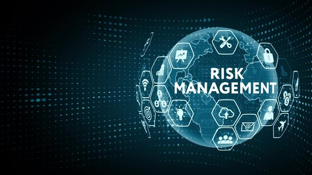 Risk Management and Assessment for Business Investment Concept. Business, Technology, Internet and network concept.