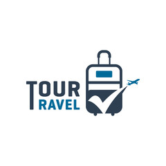 modern holiday travel agency logo