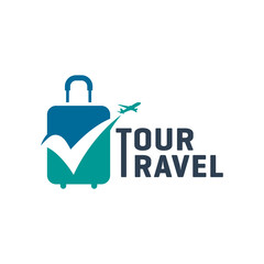 modern holiday travel agency logo