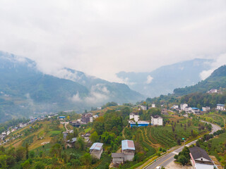 Autumn scenery in Enshi Tujia and Miao Autonomous Prefecture, Hubei, China