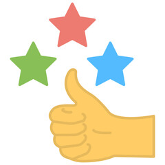 
A job description form, flat vector icon 
