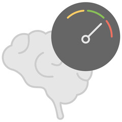 
Flat vector icon design on self esteem
