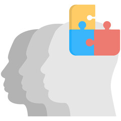 

Teamwork concept, flat icon project team
