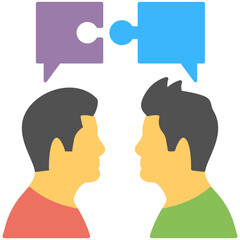 
Group of people. Flat icon team
