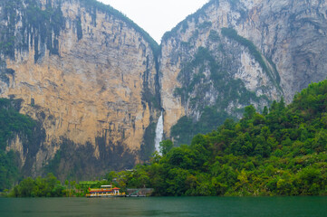 Autumn scenery of Jianshiye Three Gorges Scenic Area in Enshi, Hubei, China