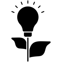 
Flat icon idea generation. Idea development

