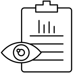 
Flat icon job evaluation, performance review
