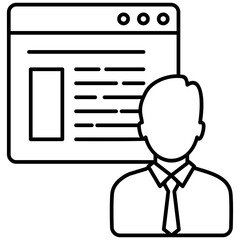 
Filing cabinet. Flat icon bookkeeping
