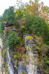 Autumn scenery of Jianshiye Three Gorges Scenic Area in Enshi, Hubei, China