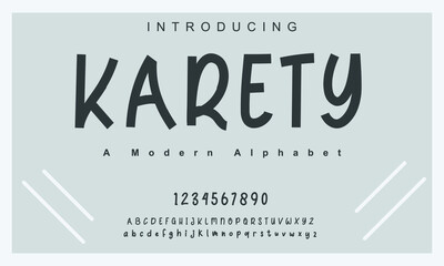 Karety font. Elegant alphabet letters font and number. Classic Copper Lettering Minimal Fashion Designs. Typography fonts regular uppercase and lowercase. vector illustration