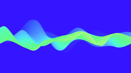 Abstract wavy background with modern gradient colors. Dynamic Effect. Abstract Vector Illustration. Design Template. Modern Pattern.