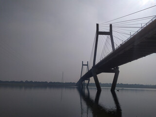 View of New Yamuna Bridge in Prayagraj