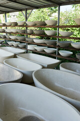 Natural stone baths made at the factory