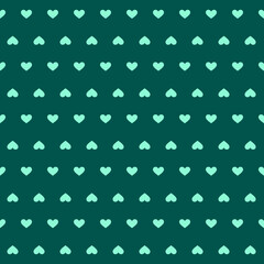 Seamless pattern with hearts. Holiday background. For design packaging, textile, wallpaper, design postcards and posters.