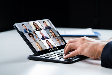 Online Interview Video Conference Call