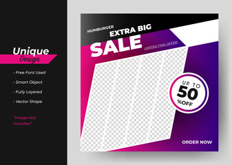 Product Sale & New Collection Concept Social Media Post Template.