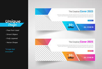 The Creative Cover Web Banner Design Template.