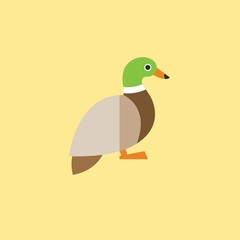 bird icon vector full color