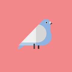 bird icon vector full color
