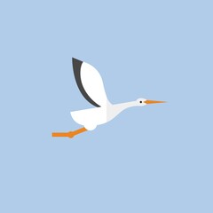 bird icon vector full color