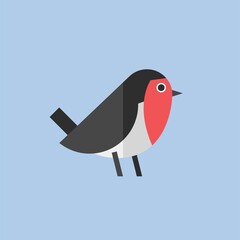 bird icon vector full color