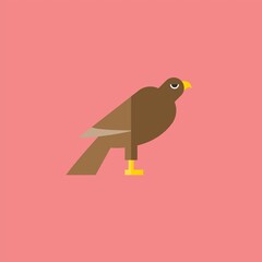 bird icon vector full color