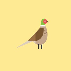 bird icon vector full color