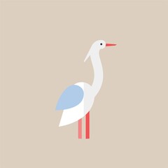 bird icon vector full color