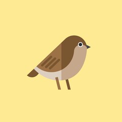 bird icon vector full color