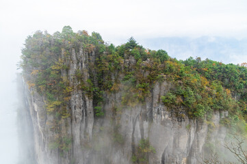 Autumn scenery of Enshi Grand Canyon Scenic Area, Hubei, China