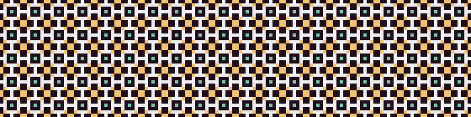 Abstract Cross Pattern Dots Logo generative computational art illustration