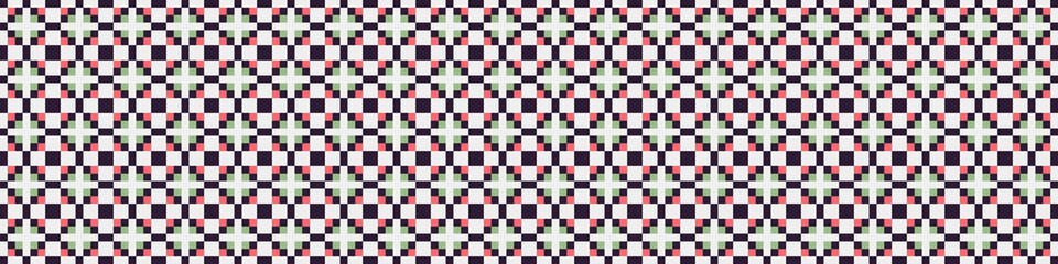 Abstract Cross Pattern Dots Logo generative computational art illustration