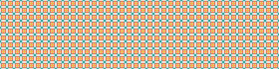 Abstract Cross Pattern Dots Logo generative computational art illustration