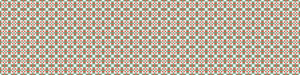 Fototapeta premium Abstract Cross Pattern Dots Logo generative computational art illustration