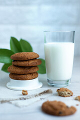 cookies with milk