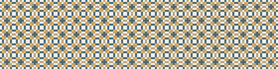 Abstract Cross Pattern Dots Logo generative computational art illustration