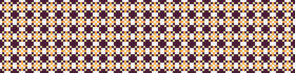 Abstract Cross Pattern Dots Logo generative computational art illustration