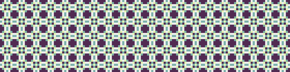 Abstract Cross Pattern Dots Logo generative computational art illustration