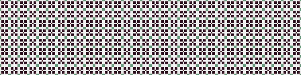 Fototapeta premium Abstract Cross Pattern Dots Logo generative computational art illustration