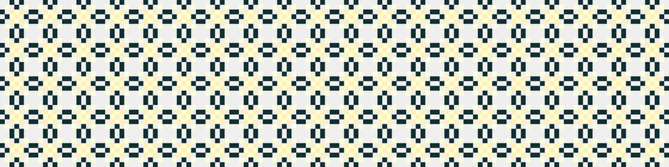 Naklejka premium Abstract Cross Pattern Dots Logo generative computational art illustration