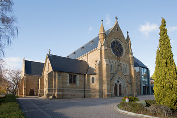 Exterior view of St Mary's Cathedral in Hobart