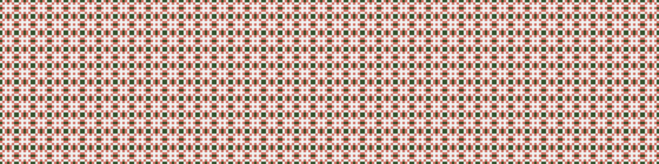 Fototapeta premium Abstract Cross Pattern Dots Logo generative computational art illustration