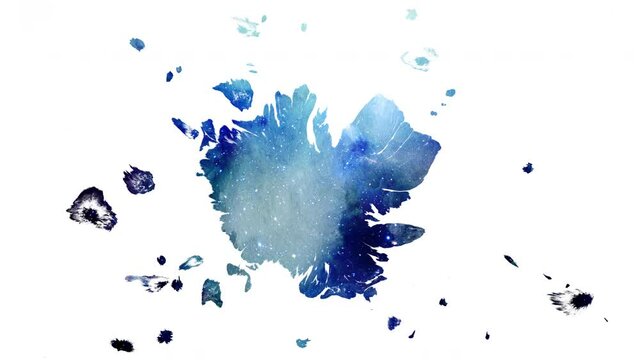 Ink splashes + Transparent Alpha Channel