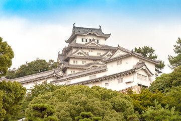 Himeji-jo (Himeji castle) in Kansai area, Japan